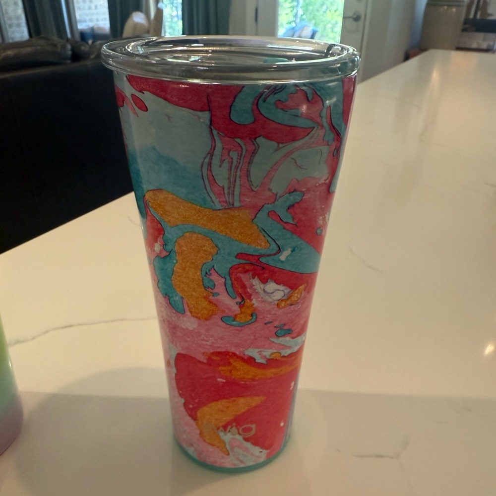 SWIG Colorful Abstract Tumbler 22oz.